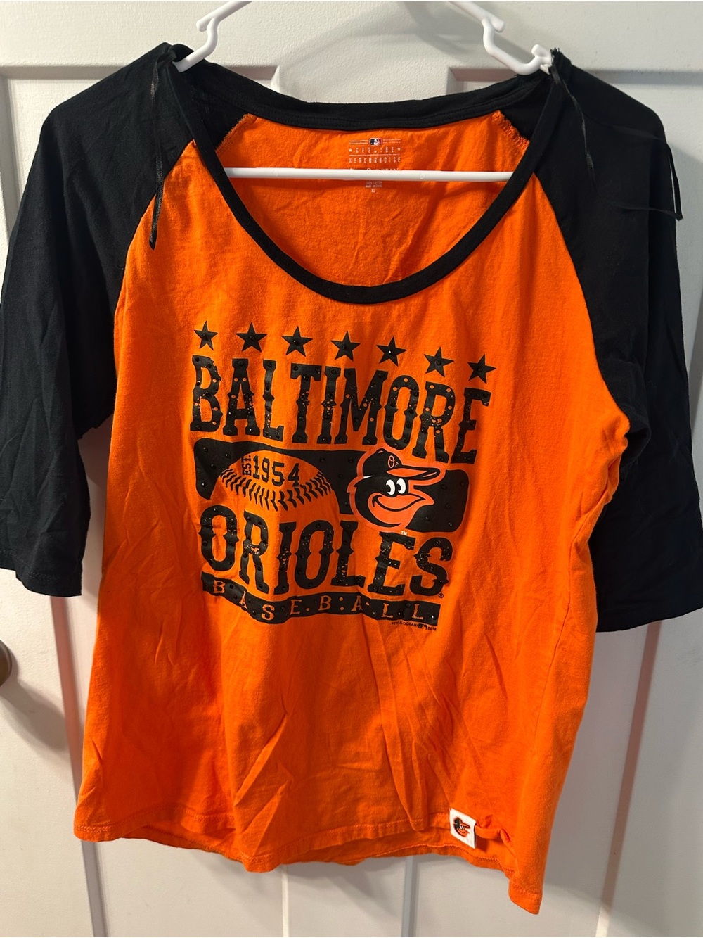 Baltimore Orioles Tee with Black Trim